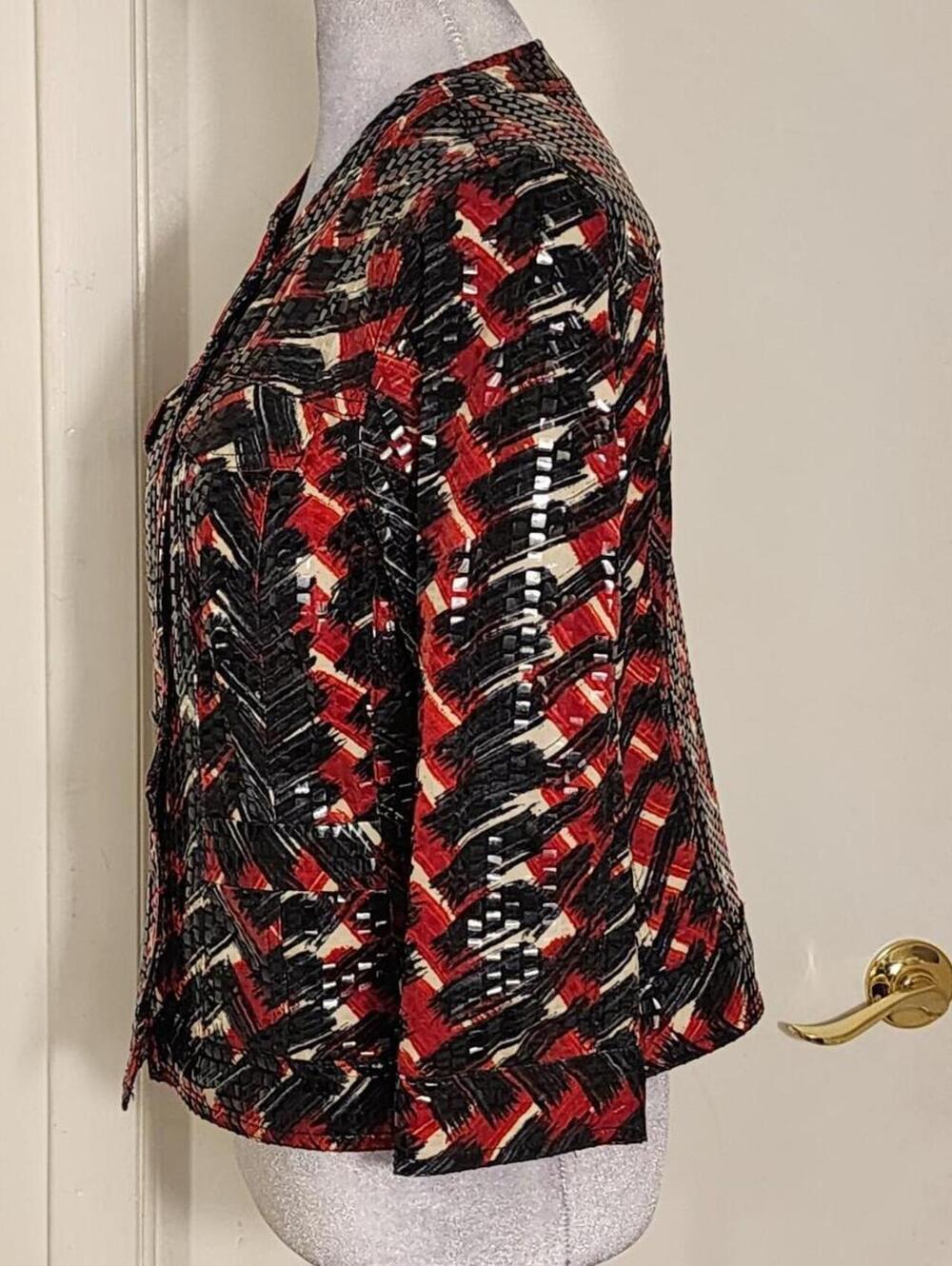 Ruby Rd. Women's Multi and Red Blous - Picture 4 of 6